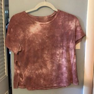 pink wash out American Eagle Shirt